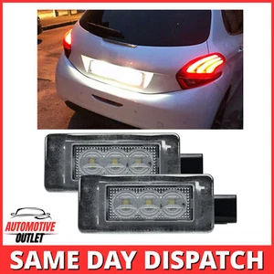 2X LUZ LED DE MATRÍCULA PARA PEUGEOT 208 2008 308 508 SW 3008 5008 - Picture 1 of 8