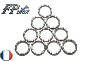 Edelstahlringe 316 rund 3 x 15 mm innen (10er Set) Edelstahl A4 - Bild 1 von 1