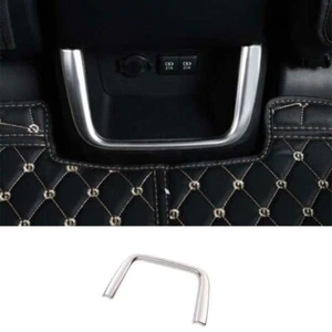 For Toyota Highlander 2015-2020 Silver Steel Back Row U Type Lower Strip Trim - Picture 1 of 8