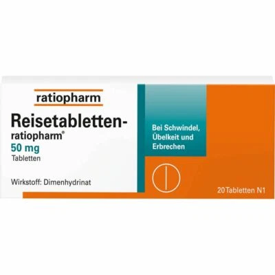 RATIOPHARM GMBH REISETABLETTEN-ratiopharm 20 St PZN07372118