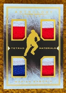 2015-16 Panini Anthology Tetrad Materials #TM-28 - Marian Gaborik /299 (Rangers) - Bild 1 von 2