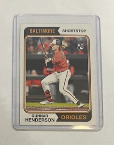 2023 Topps Heritage - #64 Gunnar Henderson (RC) - Picture 1 of 2