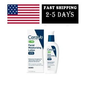CeraVe feuchtigkeitsspendende Gesichtslotion PM ultraleicht 3 Oz. - Bild 1 von 1