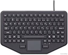 iKey SkinnyBoard Rugged Mobile Keyboard with Touchpad for In-Vehicle SB-87-TP-M