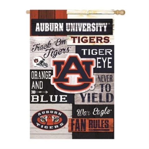 NCAA "Fan Rules" Decorative House Flag (28" x 44") Cover