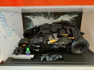 Teca Lego 76240 Batmobile Tumbler in plexiglass + staffa obliqua - Foto 1 di 5