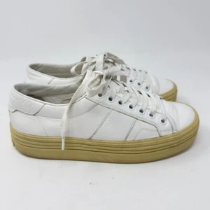 SAINT LAURENT Leather Sneakers size 35 - Picture 1 of 11