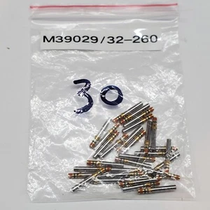 M39029/32-260 Contact socket 20AWG Crimp 30 ea. - Picture 1 of 1