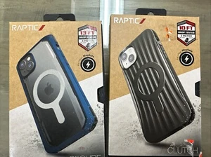 X-DORIA RAPTIC CASES IPHONE 14 PRO BLUE SECURE & BLACK CLUTCH 6.7" MAX 2022 NEW - Picture 1 of 12