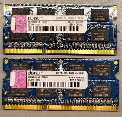 Kingston 4 GB SO-DIMM 1333 MHz PC3-10600 DDR3 SDRAM Memory (KTH-X3B/4G) - Image 1 of 3