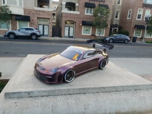 1/10 Custom Paint PORSCHE 911 4Tec-2 RDS HPI DC10 FZ02 MST TT02 Body Only - Picture 1 of 7