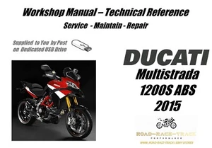 Ducati Multistrada 1200S ABS Service Repair Workshop Manual USB 2015 - Picture 1 of 11