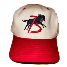 Vintage Billings Mustangs Baseball Cap Hat Fitted Size 7 1/8 New Era Minors MiLB