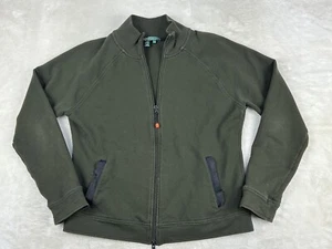 Lauren Ralph Lauren Active Jacket Womens Large Green Full Zip Mock Neck Running - Picture 1 of 7