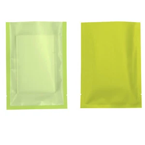 Bolsas de papel de aluminio 100/500 verde con sello térmico plano tamaño muestra ventana semi transparente - Imagen 1 de 7