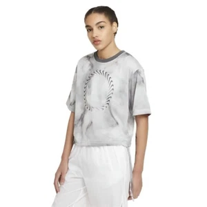 Women's Nike Icon Clash Tie Dye Mesh Top Gray - Size Medium DQ2914-068 NWT - Picture 1 of 5