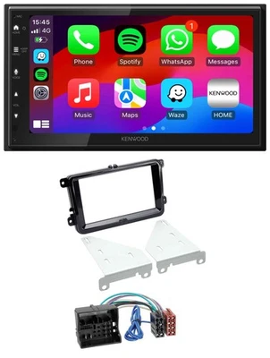 Kenwood MP3 USB DAB 2DIN Bluetooth Autoradio für VW T6 2015-2019 Klavierlack sch - Bild 1 von 4