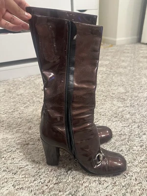 古驰棕色短靴 — 第 1/2 张图片