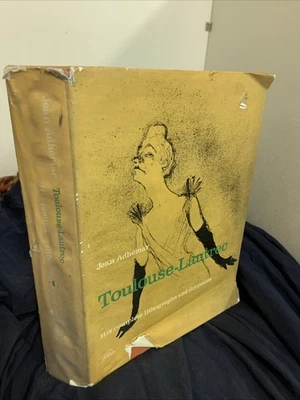 1965, 1st Ed,  TOULOUSE-LAUTREC: HIS COMPLETE LITHOGRAPHS, by JEAN ADHÉMAR, ART - Image 1 of 4