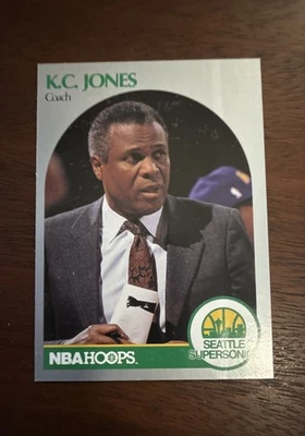 1990-91 NBA Hoops - K.C. Jones #329 - Image 1 of 2