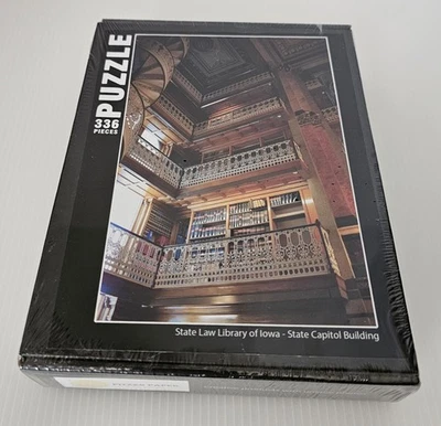 NEW Jigsaw Puzzle 336 Piece "Law Library" Jigsaw Puzzle 12x18 - Image 1 of 4