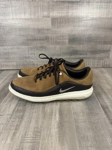 Nike Air Zoom Precision Golf Shoe Lace up Brown Suede Mens 11.5 (spikes Removed) - Picture 1 of 13