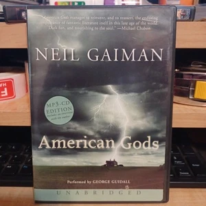 American Gods by Neil Gaiman (2 Mp3-Cds , Audiobook) Unabridged, George Guidall - Picture 1 of 7