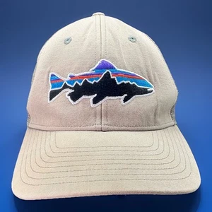 Patagonia Fitzroy Trout Truckermütze Snapback Meshback bestickt verstellbar hellbraun - Bild 1 von 11