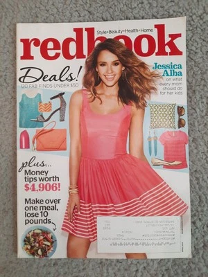 Redbook Magazine, April 2014: Jessica Alba Cover. Women's Beauty, Fashion, Style - Image 1 of 3