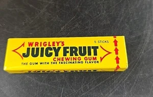 Paquete De Colección De Chicle De Frutas Jugosas Wrigley’s Sin Abrir Hecho En EE. UU. RARO - Imagen 1 de 5