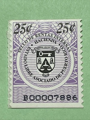 Puerto Rico R223 Unused Greenwald US Revenue KSPhilatelics (R223PRx1) - Image 1 of 4