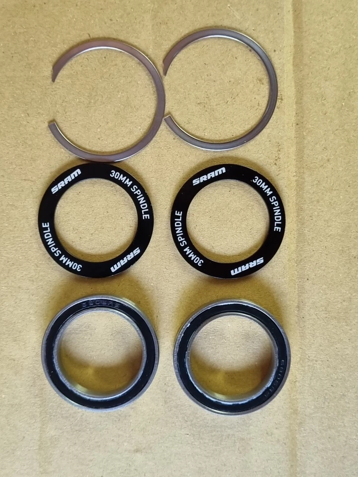 SRAM BB30 Bearing Bottom Bracket Kit fit Rotor 30mm axle - Image 1 of 4