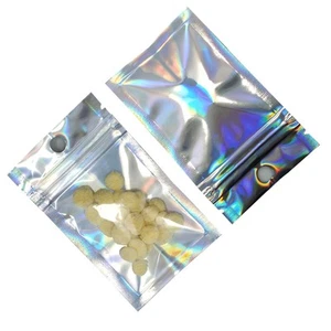 1000 Pack 2.3x3.9 inch (Inside Size 1.9x2.5 inch) Resealable Foil Pouch Clear... - Picture 1 of 7