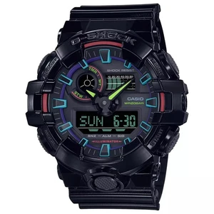 Casio G-Shock GA-700RGB-1A Digital Special Edition Herrenuhr GA-700 SERIES - Bild 1 von 5