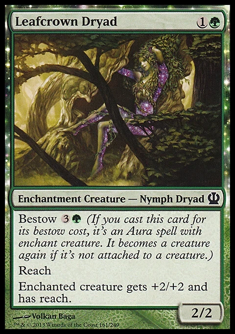 LP Leafcrown Dryad (161) Theros MTG - Image 1 of 1