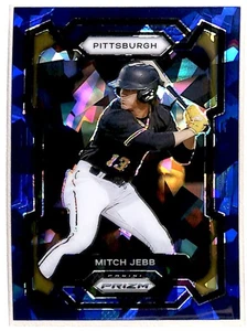 2024 Panini Prizm Blue Ice Mitch Jebb RC Pittsburgh Pirates #259 - Picture 1 of 2
