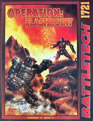 BattleTech 1721: Operation Flashpoint Sourcebook OOP FASA - Image 1 of 4