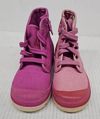 Botas Palladium Niños Pampa Hi Lona PS Talla 11 | Zapatos Militares Ligeros Foto 1 de 4