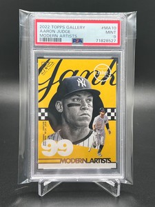 Aaron Judge 2022 Topps Gallery #MA10 Modern Artists Insert PSA 9 MINT