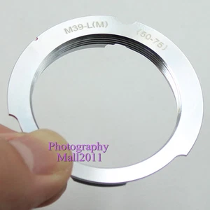 For Leica L39 M39 LSM LTM 50-75 75mm Screw Lens to Leica M6 M8 M9 M-240 Adapter - Picture 1 of 8