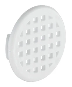 Lüftungsgitter rund Möbel-Belüftung Abluftgitter H3600 Kunststoff Ø 37 mm weiß - Picture 1 of 4