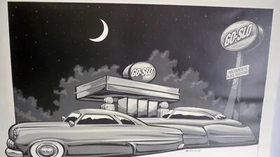 Impresión Ron Wise Buffalo NY póster trineo de plomo 1949 50 Mercury Hot Rod Foto 1 de 4