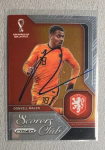 DONYELL MALEN Netherland WM 2022 In-person signed TC Panini Scorers Club - Picture 1 of 2