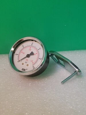WIKA BACKMOUNT GAUGE 111.10 2.5” 60 psi 1/4” NPT 0BM, P/N: 9311909 | 0 to 60 PSI - Image 1 of 4