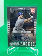 2012 Panini Prizm Brett Lawrie RC Auto # RBL - Toronto Blue Jays