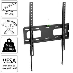 Hama TV Wandhalterung 39" 40" 41" 42" 55" 65" 70" 75" Zoll Wand-Halter Halterung - Bild 1 von 8