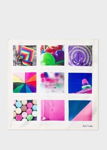 NWT $95 Paul Smith Silk Pocket Square/ Handkerchief, Made in Italy. - Picture 1 of 3