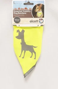 Hunde Bandana, reflektierend, Größe L, passend von 45 cm bis 91,5 cm, neon-gelb - Picture 1 of 1