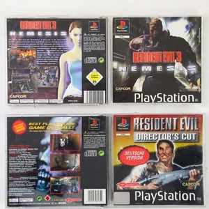Sony Playstation 1 PS1 PAL OVP Resident Evil Directors Cut + Resident Evil 3 Gut - Bild 1 von 3