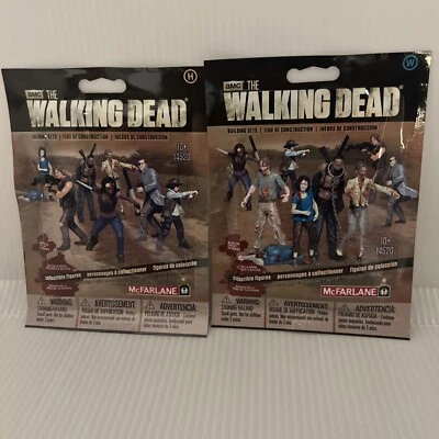 MCFARLANE TOYS THE WALKING DEAD CONJUNTOS DE CONSTRUCCIÓN BOLSA CIEGA (2 FIGURAS AL AZAR) H & W Foto 1 de 4